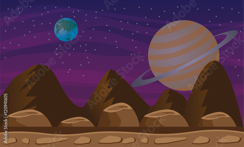 space planet background
