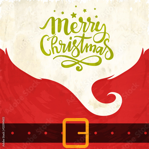 Greeting card for Christmas celebration.