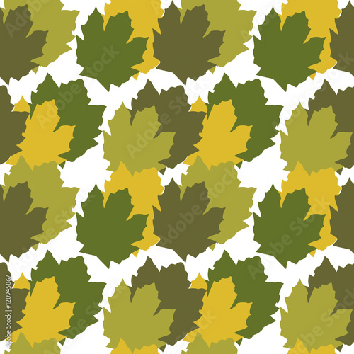 Herbst - Blätter - Laub - Muster - Nahtlos