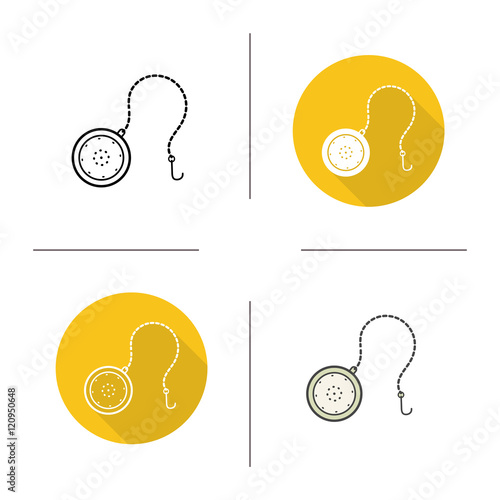 Tea ball infuser icon