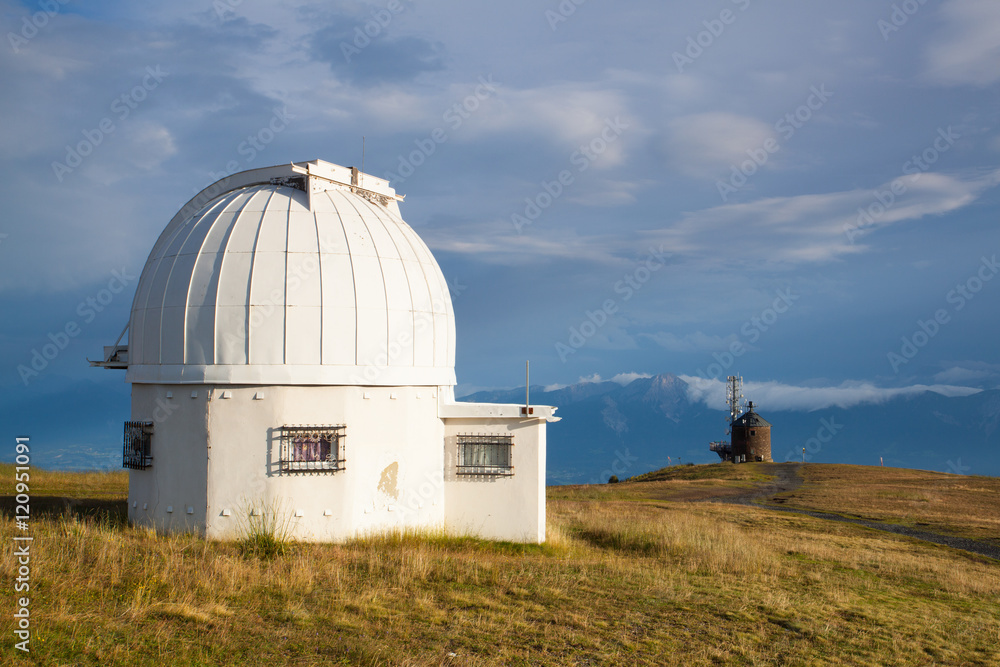 Observatory dome in the Gerlitzen Apls in Austria. Observatory dome in the Gerlitzen Apls in Austria.