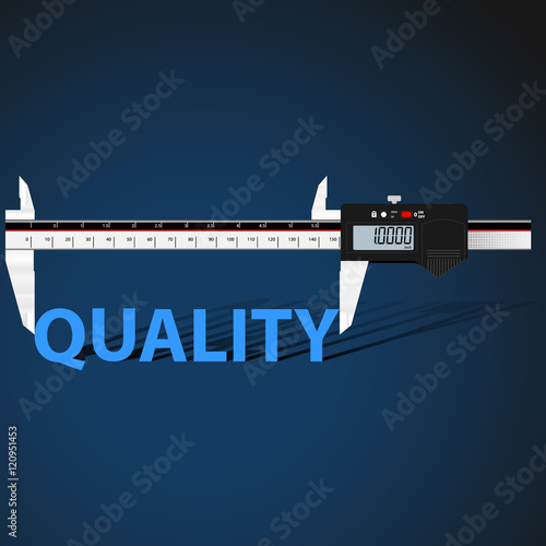 Digital slide gauge and title Quality