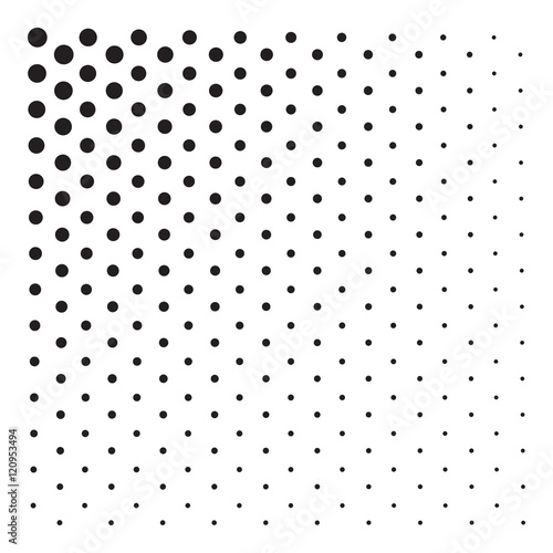 Abstract Pop Art Dotted Pattern