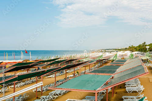 Beach view. Side, Turkey.