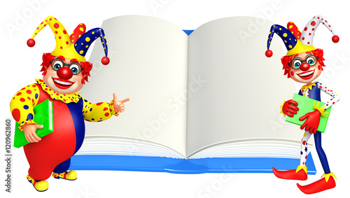Clown with Books