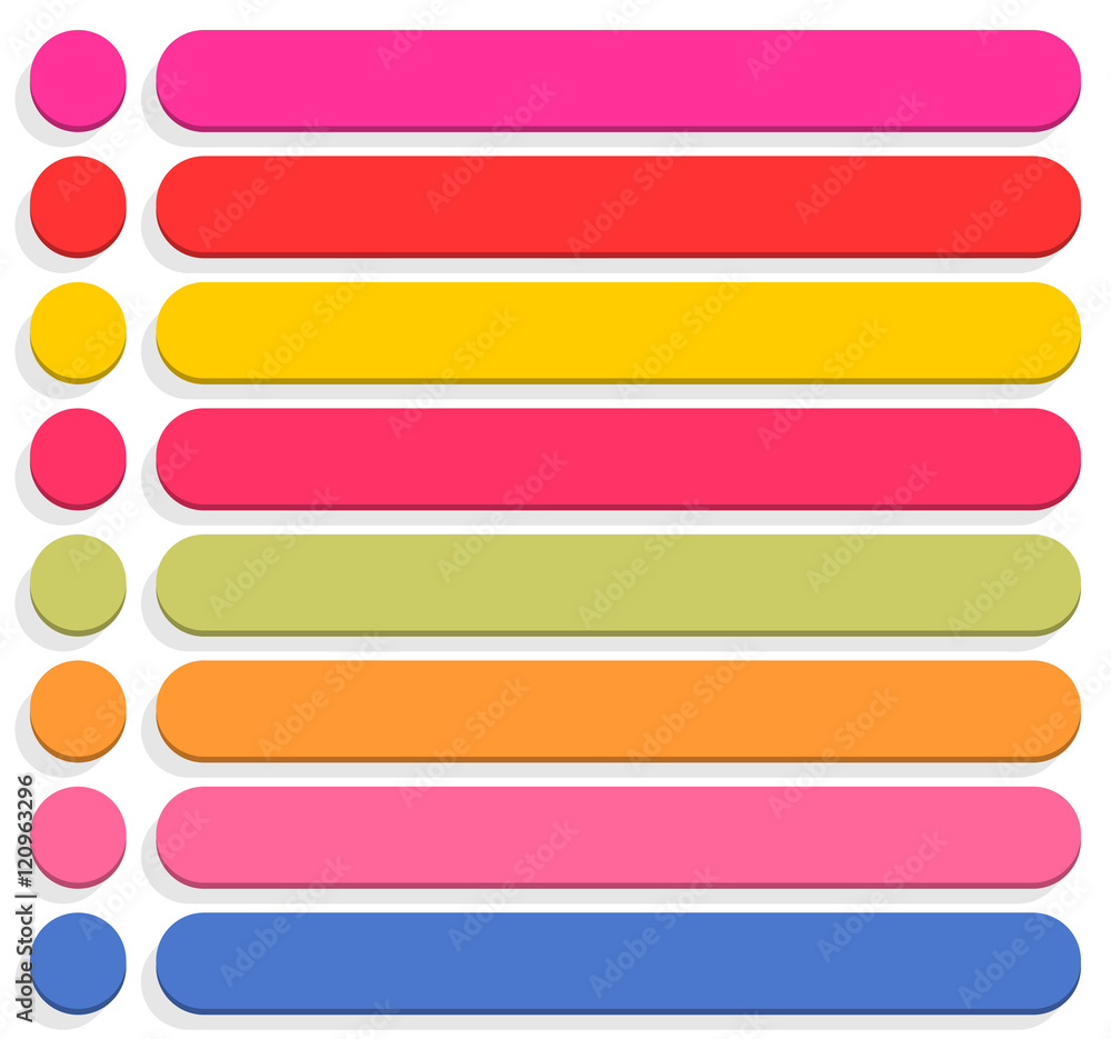 Flat blank icon empty internet color button Flat blank icon empty internet color button
