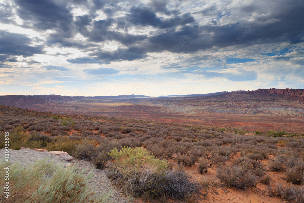 Panorama from Arches National Park, Utah. USA Panorama from Arches National Park, Utah. USA