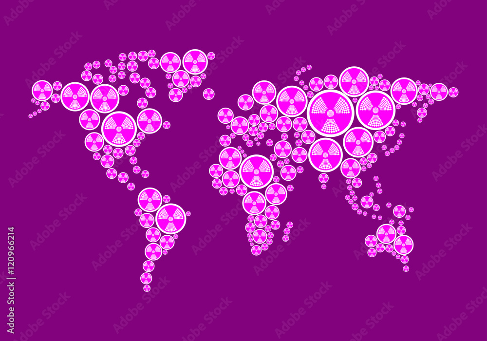 Abstract world map Abstract world map