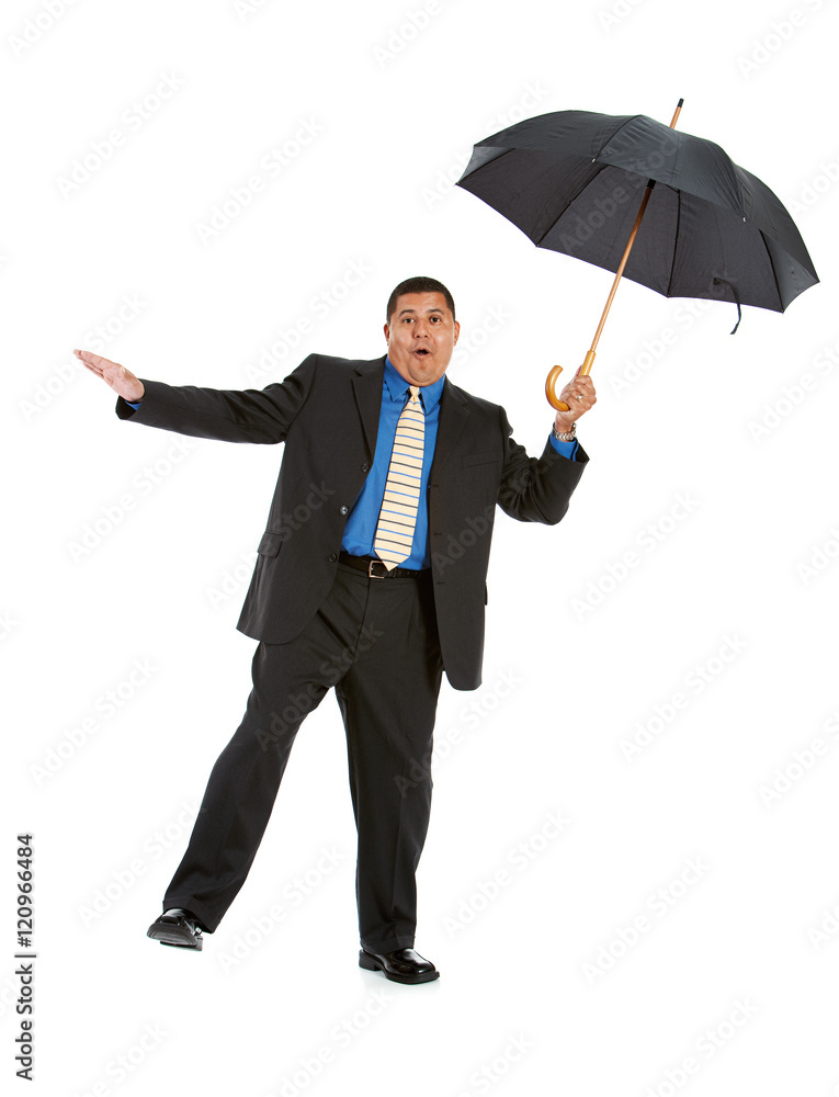 Businessman: Trying to Stay Balanced Businessman: Trying to Stay Balanced