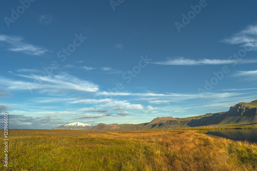 Icelandic colorful landscape on Iceland, summer time © neurobite