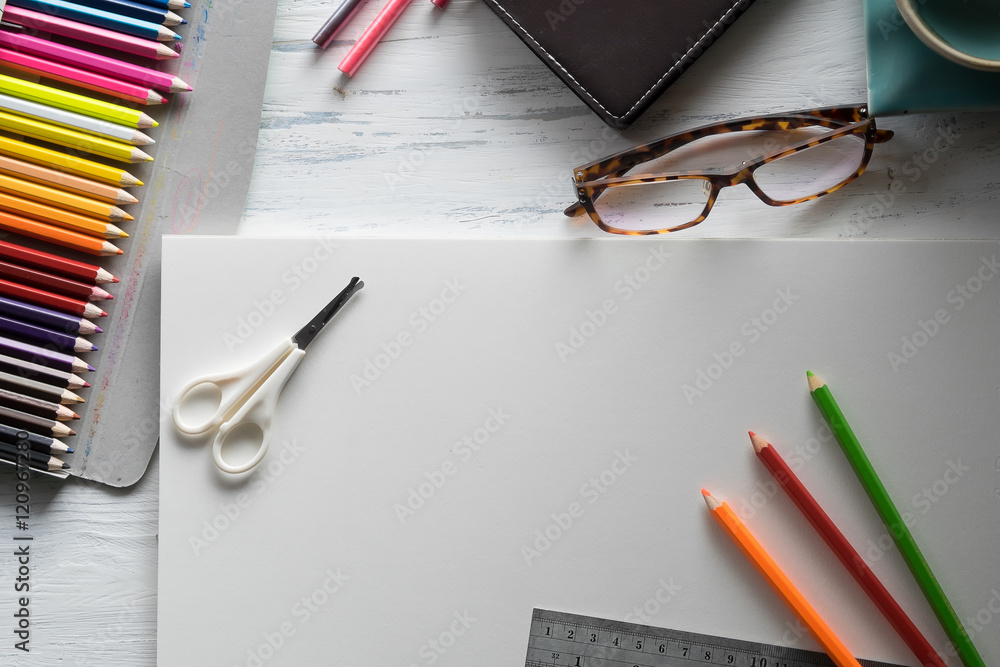 Graphic designer using graphics tablet Graphic designer using graphics tablet