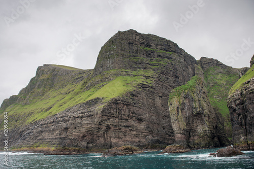 Elephant shaped cliff on the Faroe Islands