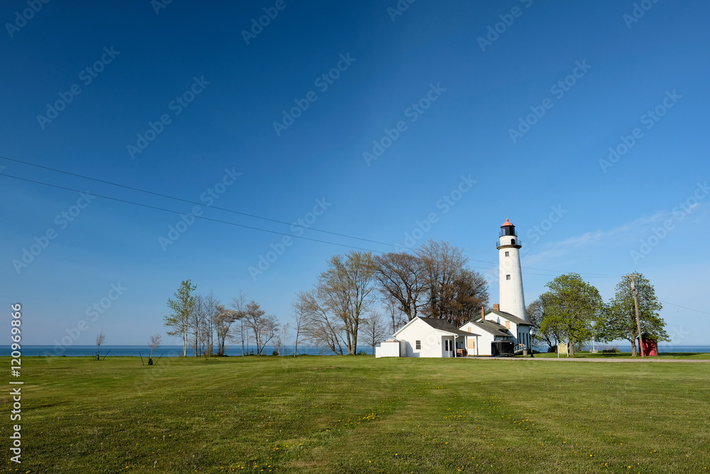 Obraz premium Pointe aux Barques Lighthouse, built in 1848