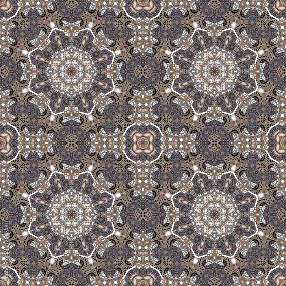 Seamless pattern. East ornament background. Template, elegant ba