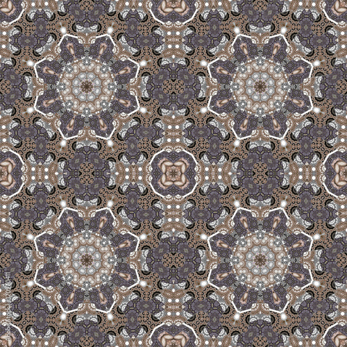 Seamless pattern. East ornament background. Template, elegant ba