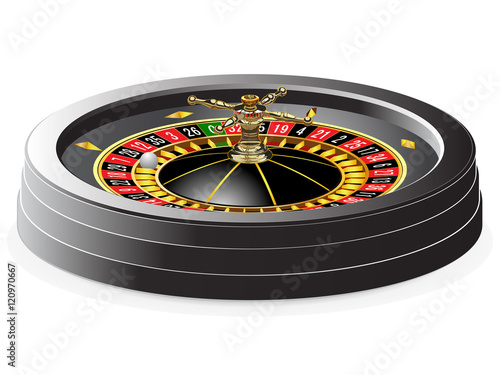 Casino roulette wheel