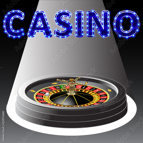 Casino roulette wheel