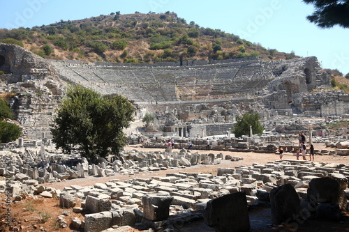 Greek Amphitheatre in Ephesus Turkey