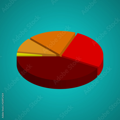 Abstract 3d chart