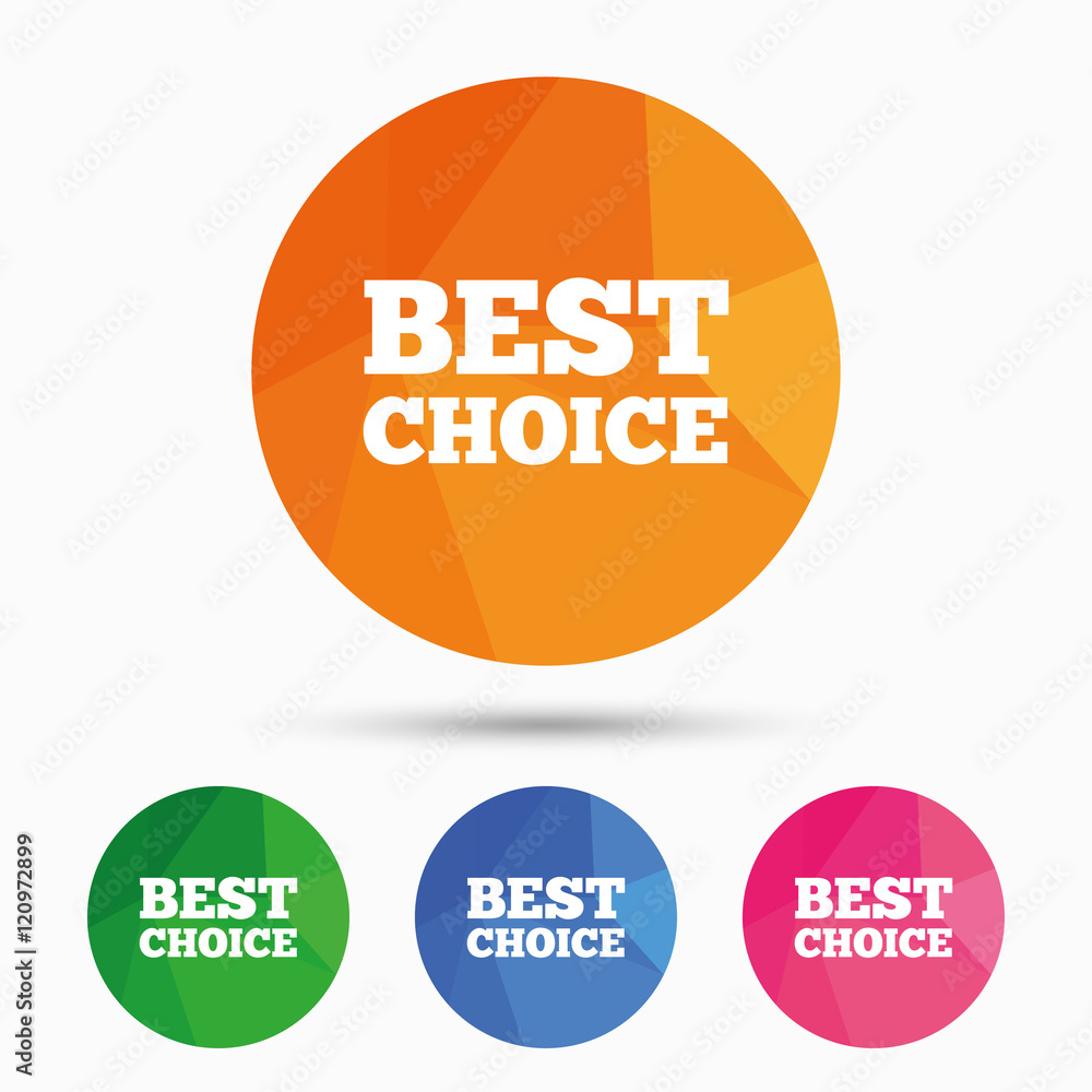 Best choice sign icon. Special offer symbol. Best choice sign icon. Special offer symbol.