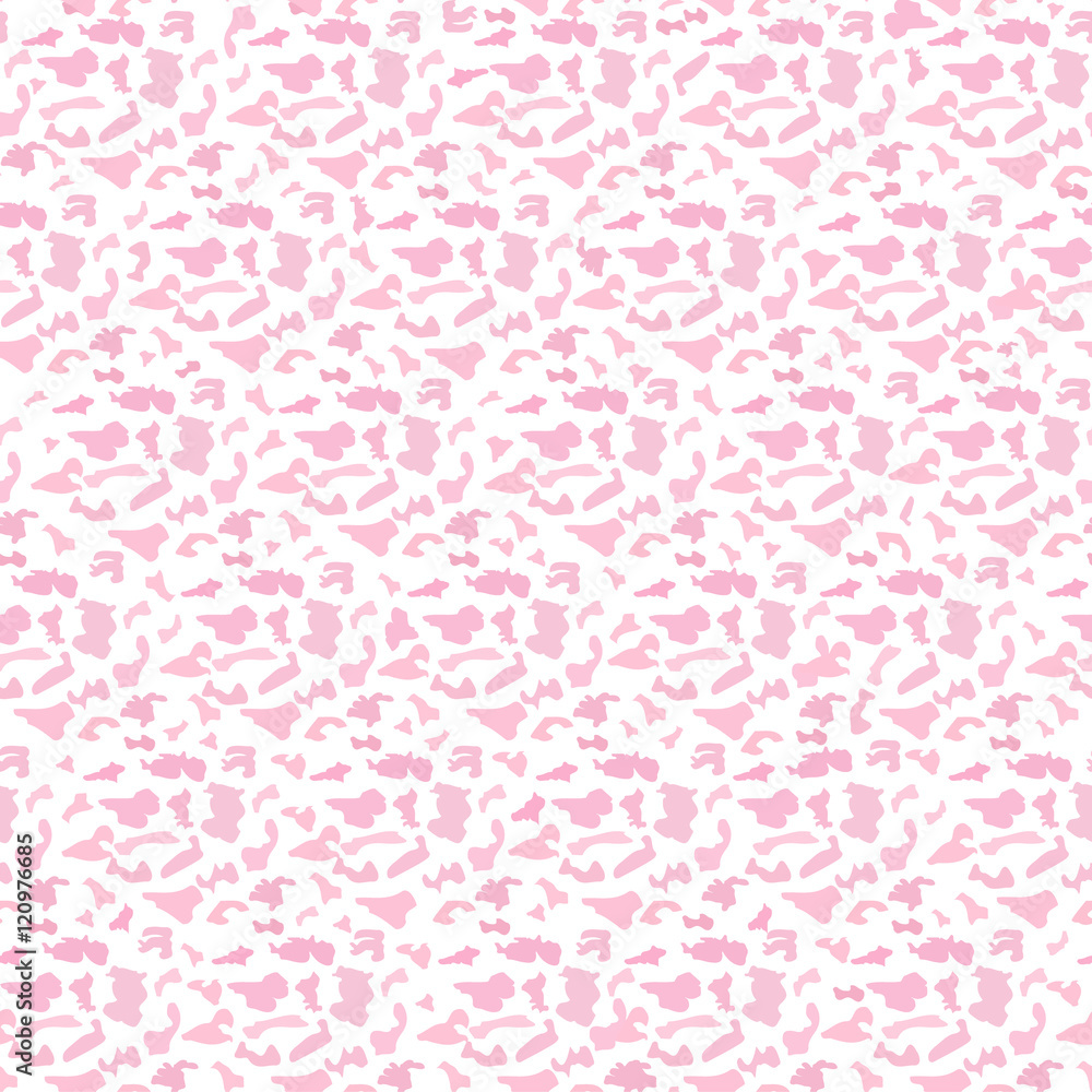 Pink spots seamless pattern.