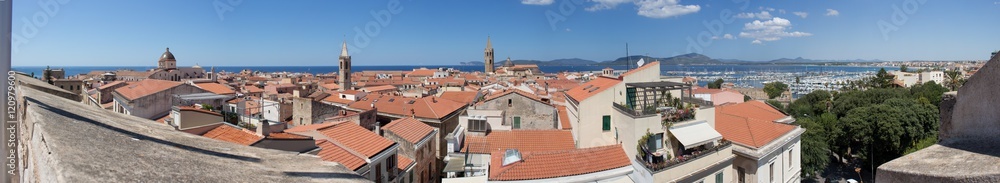 Panorama über Alghero