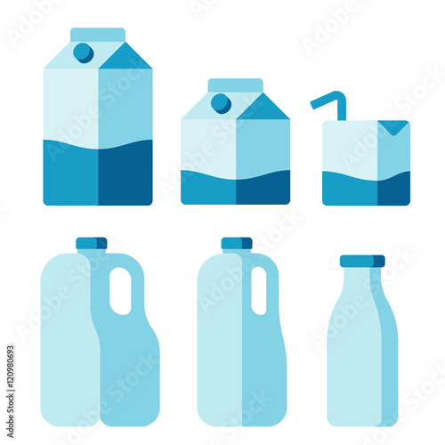 Milk package set