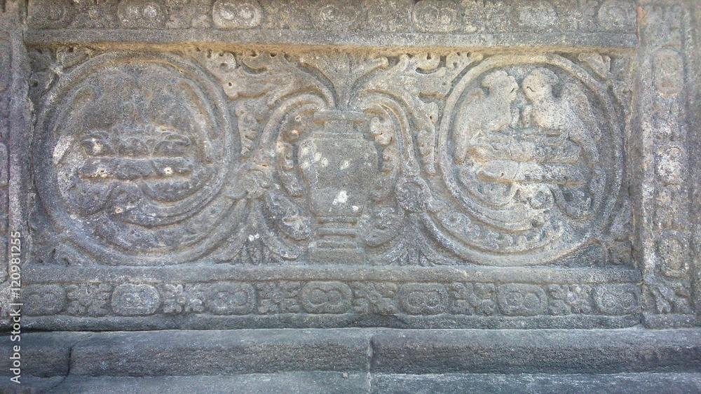 Relief Prambanan Temple in Yogyakarta Indonesia