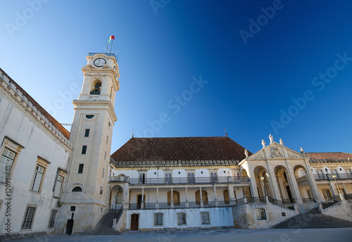 Tower of the University of Coimbra, Portugal photo