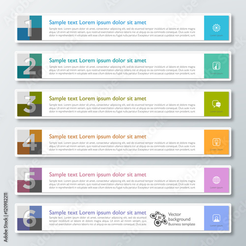 Infographics Web Banner & Label Design