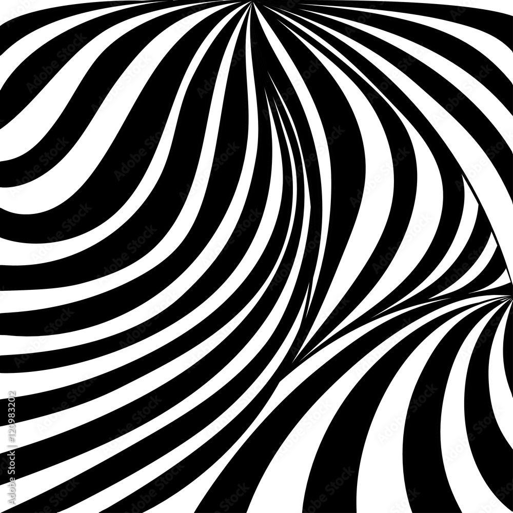 Fototapeta premium Black-white Pattern. Striped background. Repeating black-white wallpaper
