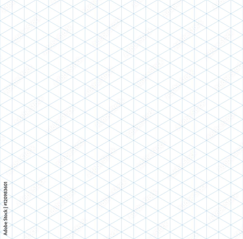 Light blue isometric grid seamless pattern Light blue isometric grid seamless pattern