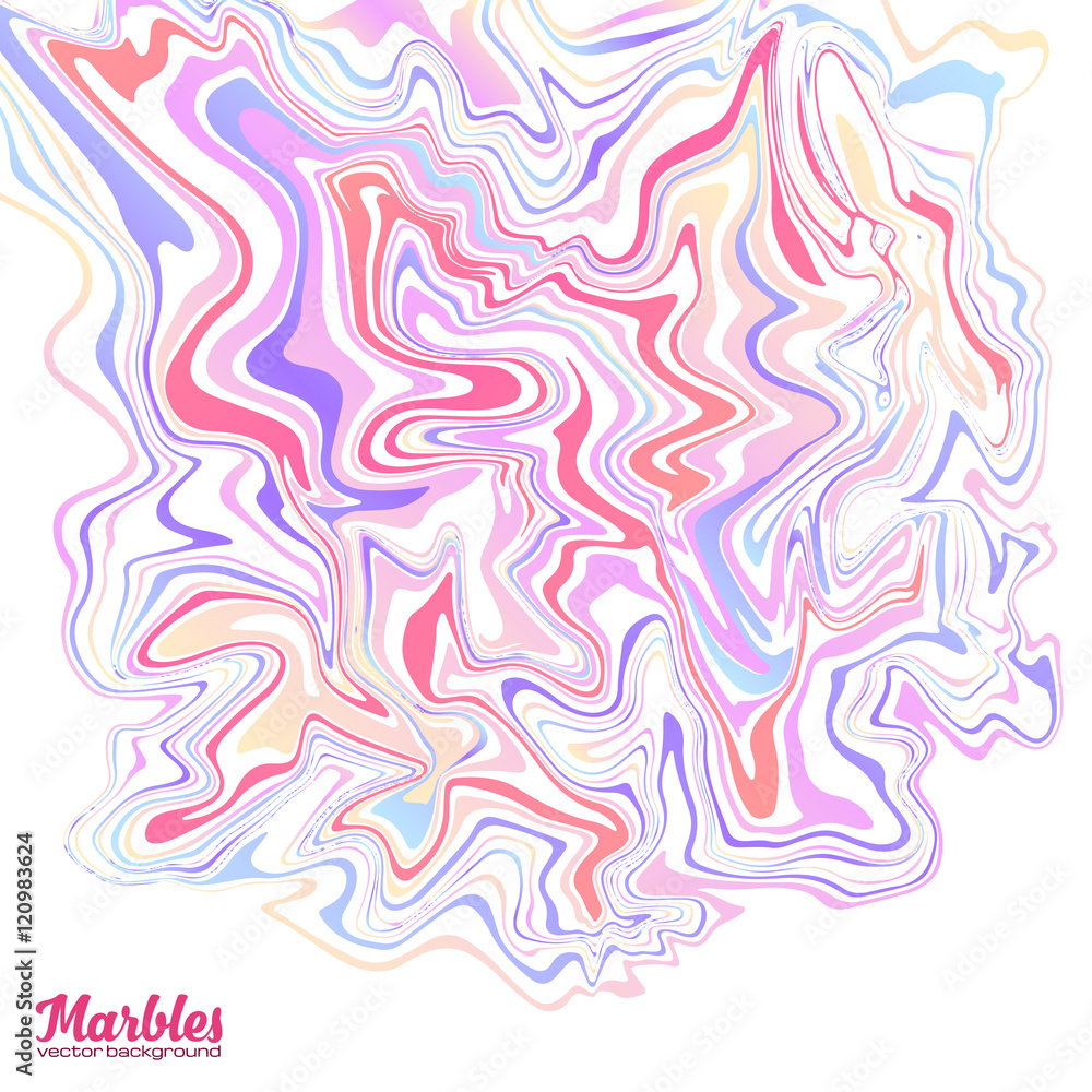 Pink, blue, red and violet colors marble style abstract background