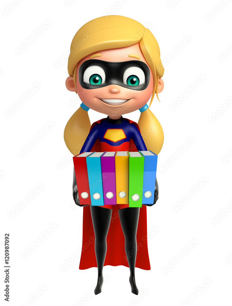 supergirl with Files supergirl with Files