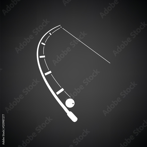 Icon of curved fishing tackle