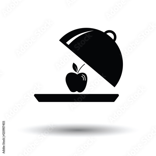 Apple inside cloche icon