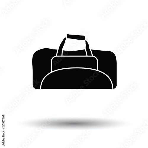 Fitness bag icon