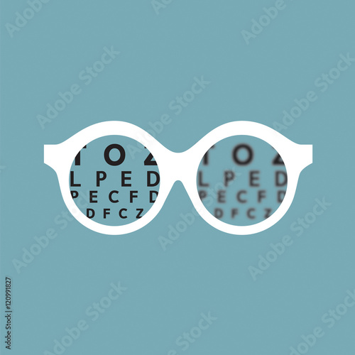 Optician, Vision Of Eyesight Vector Illustration
