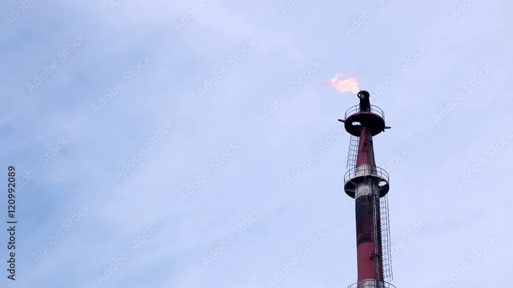 modern factory flare stack, battle against air pollution modern factory flare stack, battle against air pollution