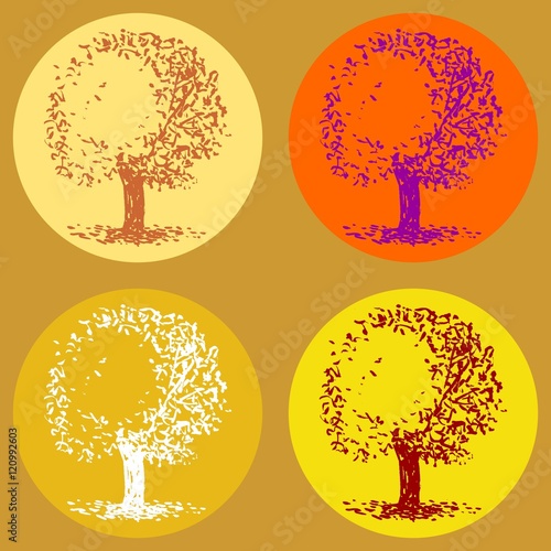 Autumn trees