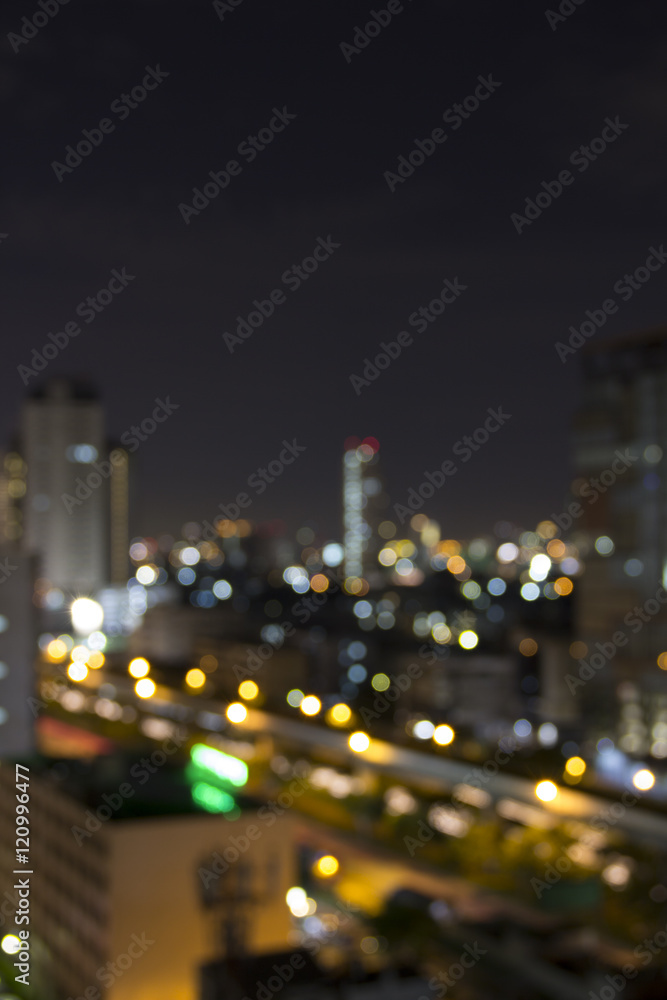Fototapeta premium bokeh light in the city