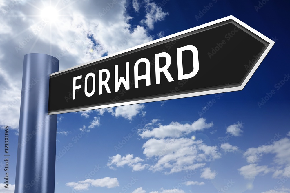 Obraz premium Forward concept