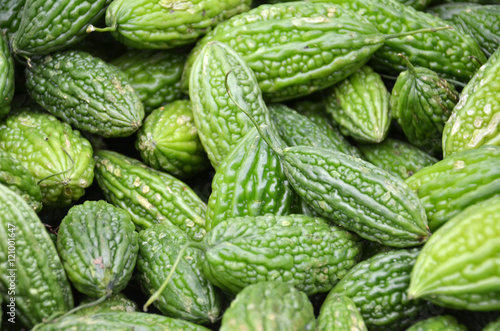 Wallpaper Mural Pile of bitter melons on market in Little India district Torontodigital.ca