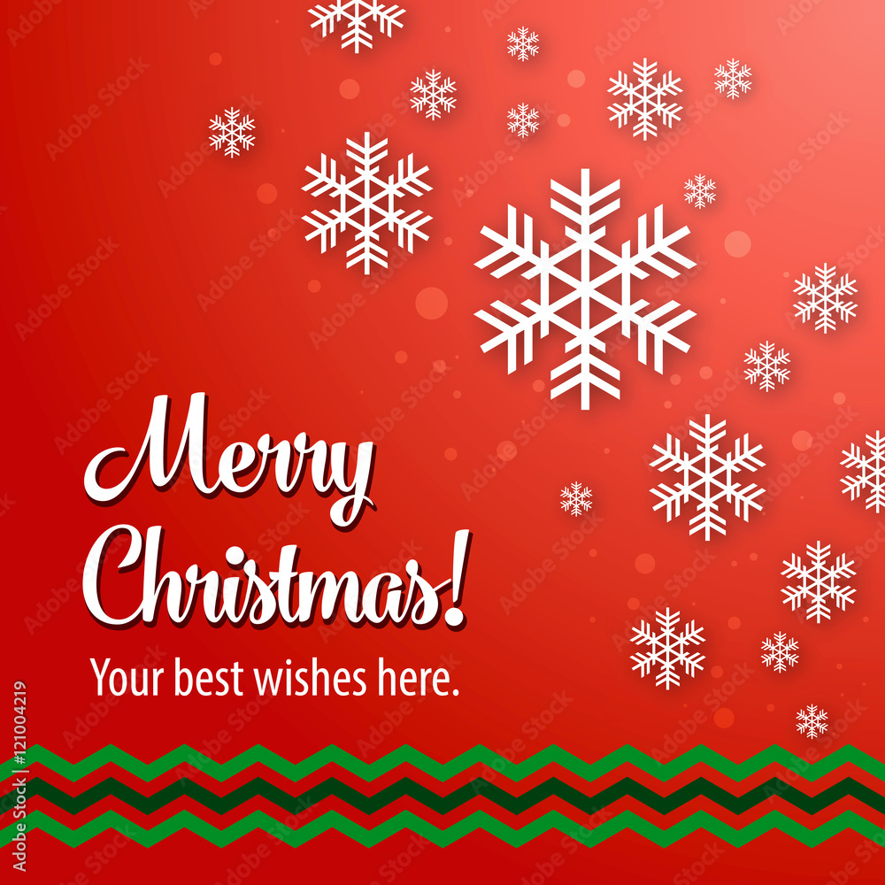 Merry Christmas Vector Illustration Merry Christmas Vector Illustration