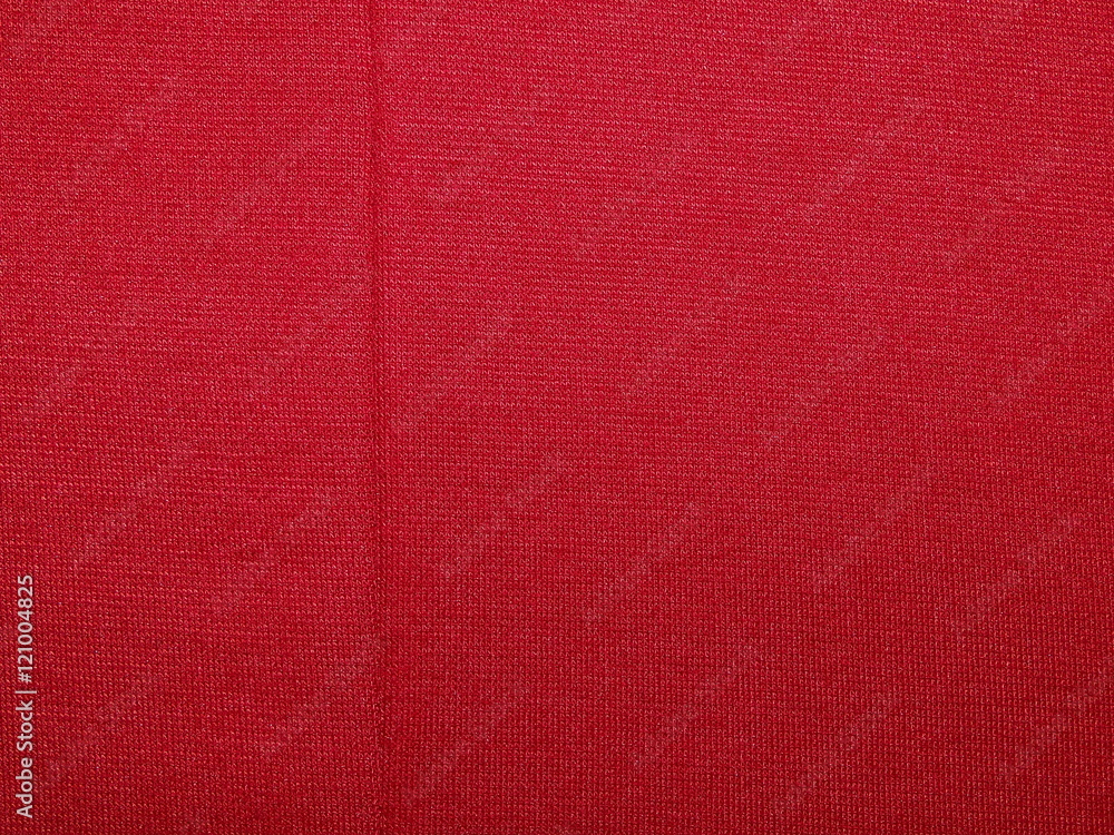 текстура насыщенный красной ткани из хлопка со швом по середине Stock Photo  | Adobe Stock