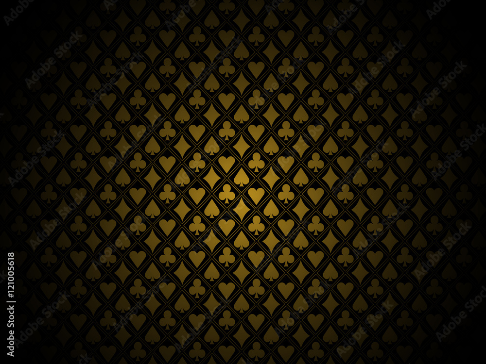 Obraz premium Poker gold background