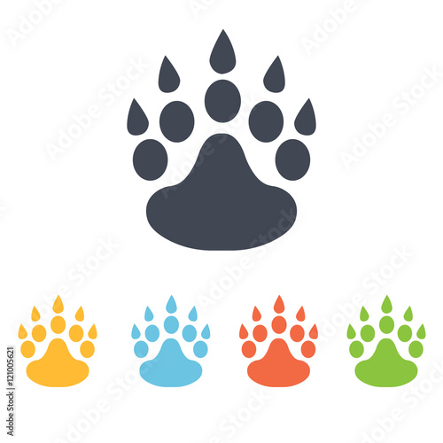 animal tracks icon