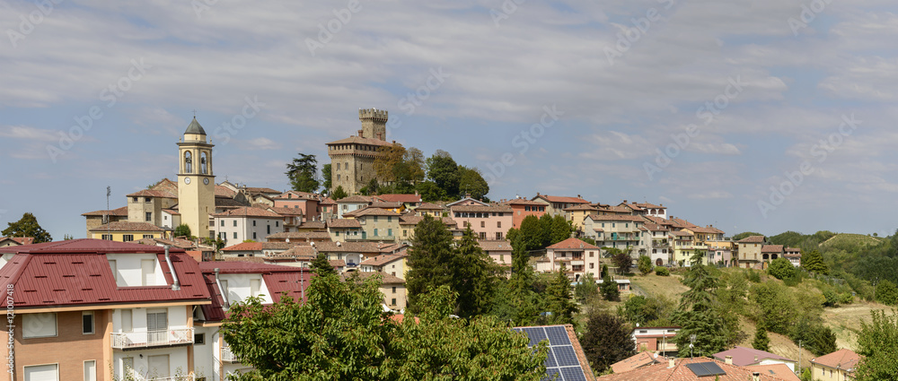 Trisobbio village and castle  , Italy