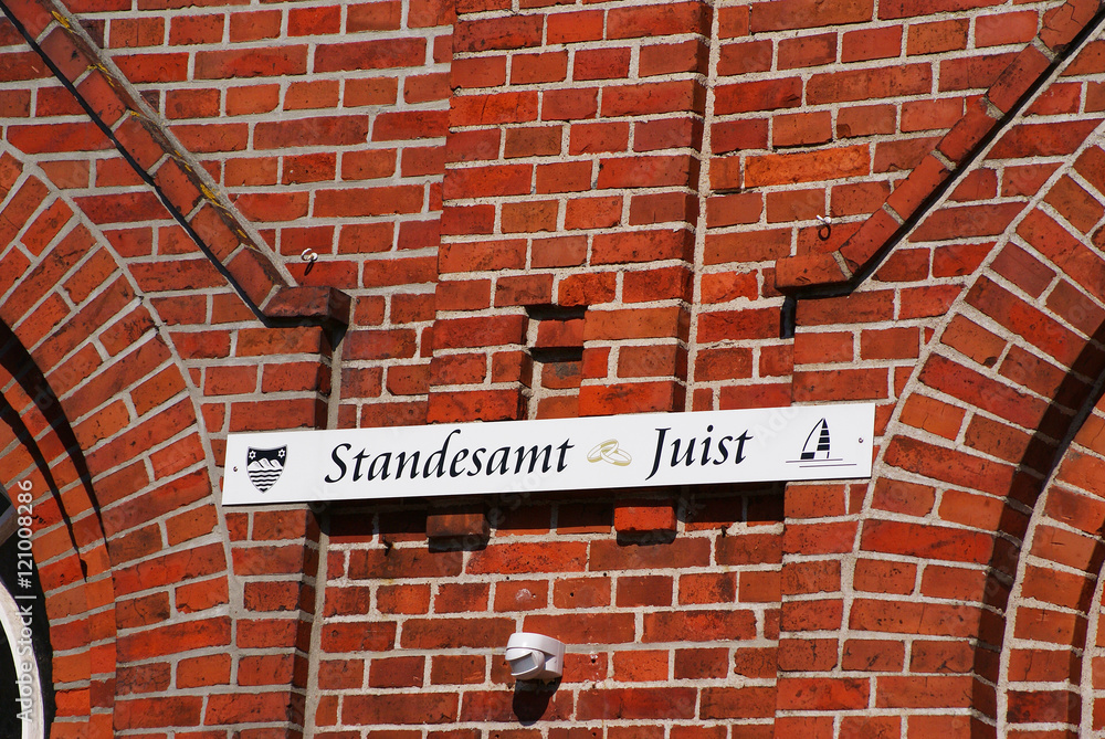 Obraz premium Standesamt -Juist