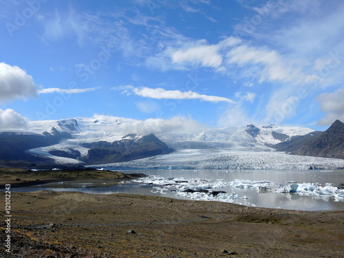 Glacier sous ciel bleu 2